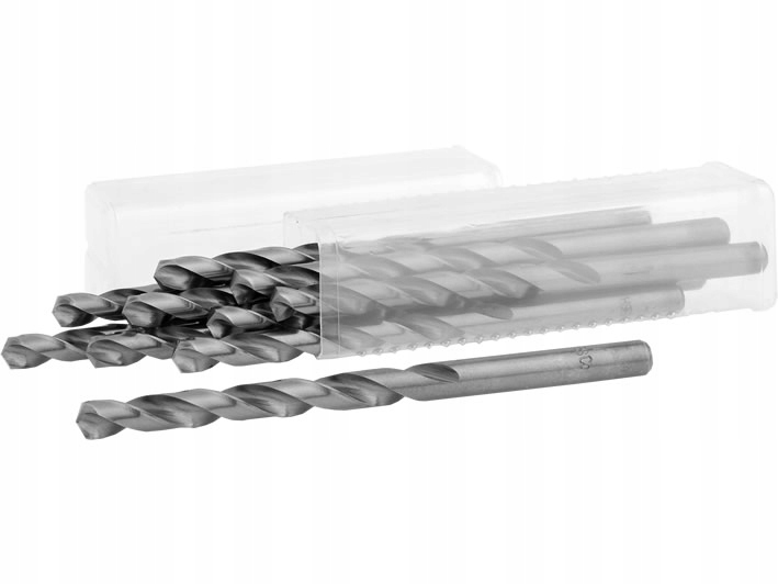 

Wiertła do metalu podwójnie szlifowane 4,0mm-10szt