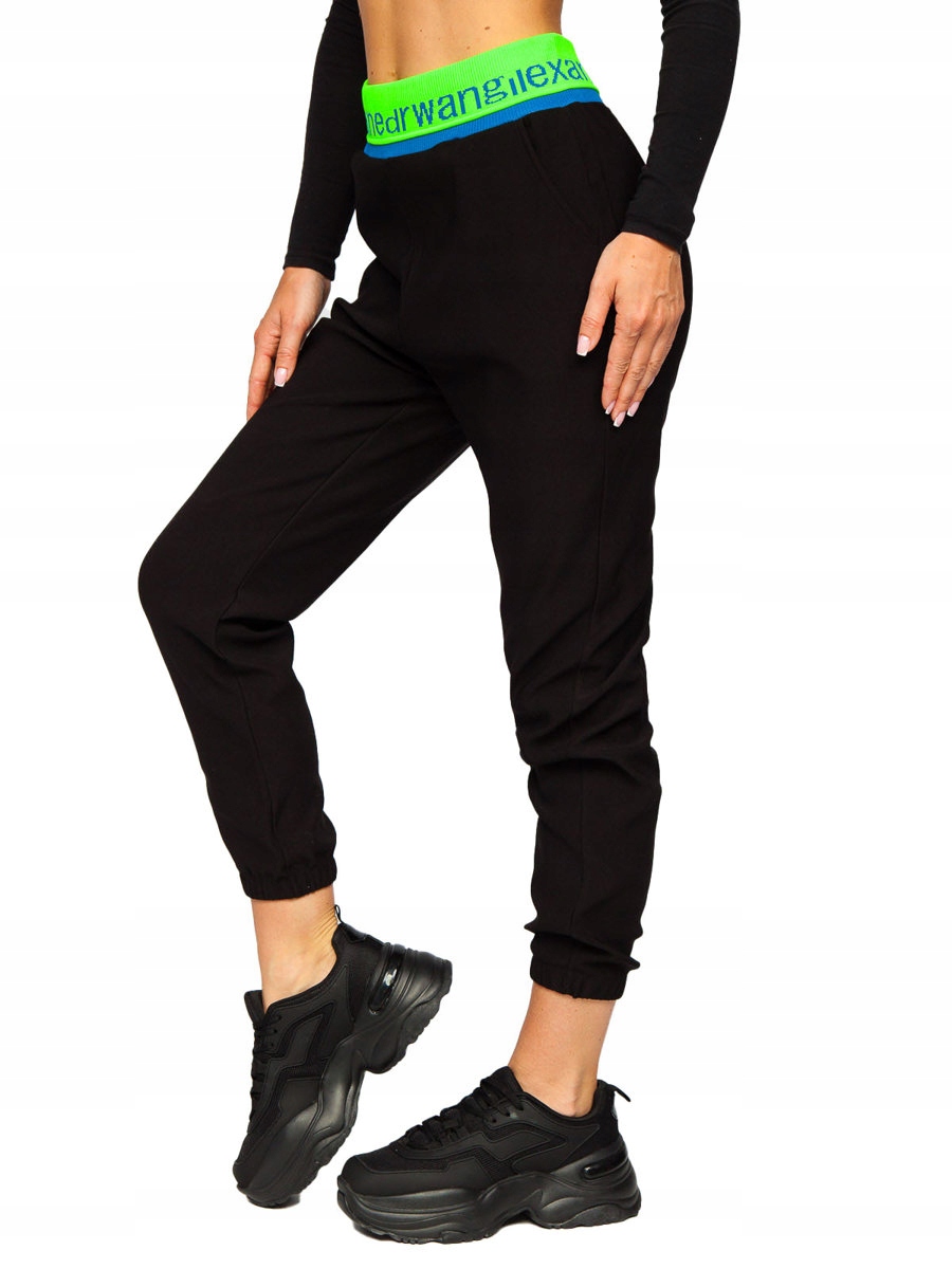 Dámské Tepláky Černé H1007 Denley_l/xl