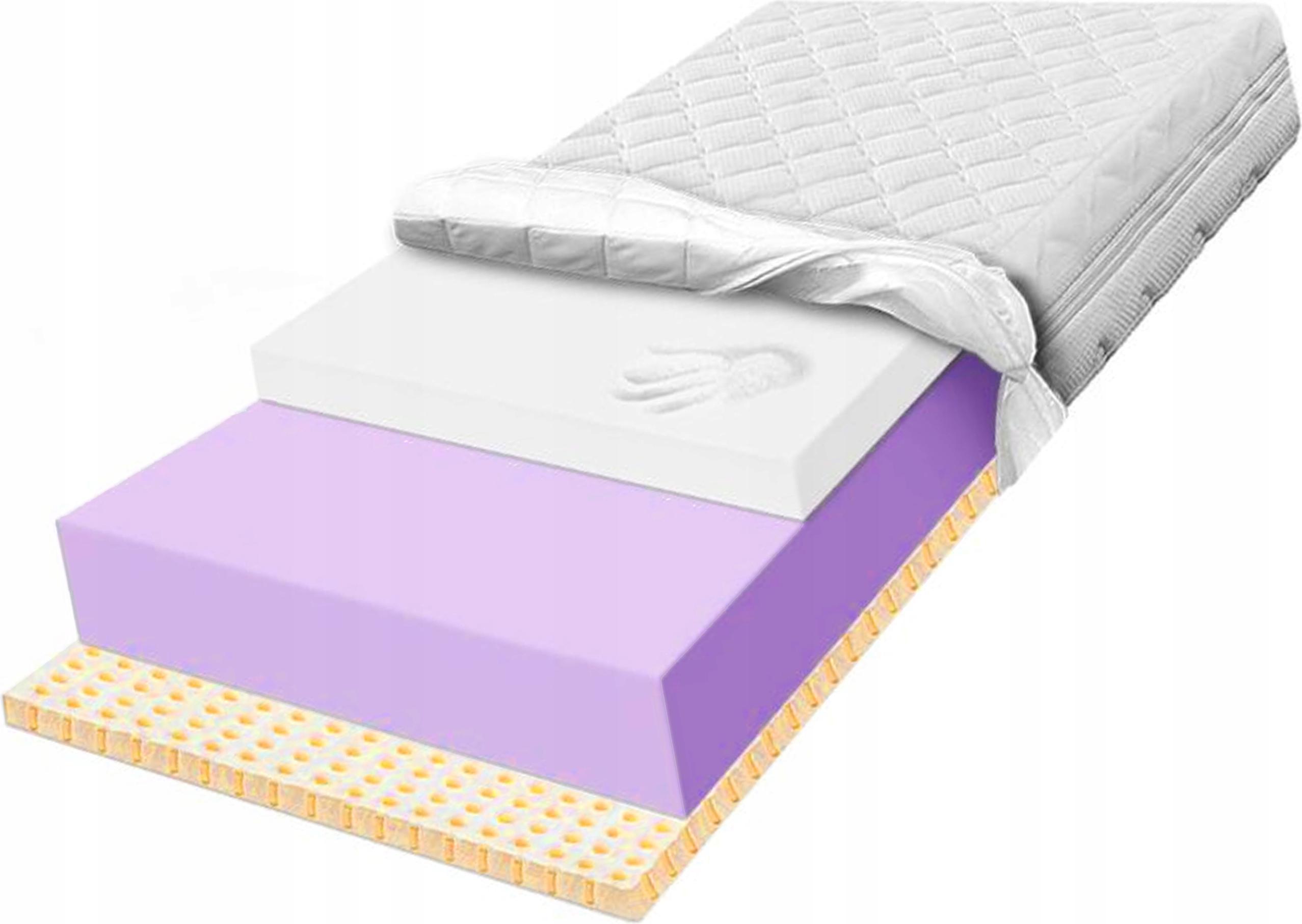 Penový matrac 170x180 až 6 cm visco latex 29 cm hygienický tvrdý H3