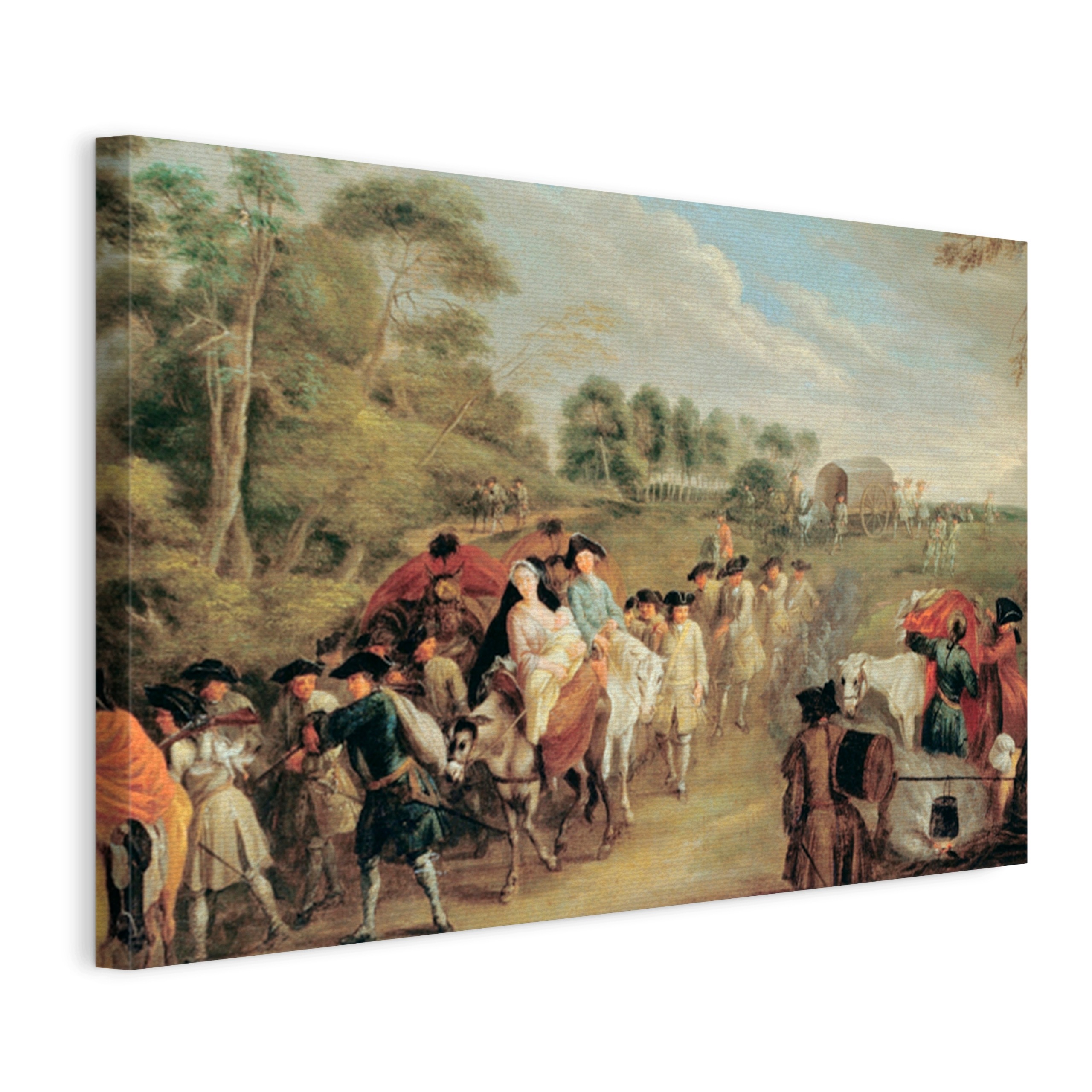 Obraz Na Plátně Jean-antoine Watteau Soldiers Na March 60x40