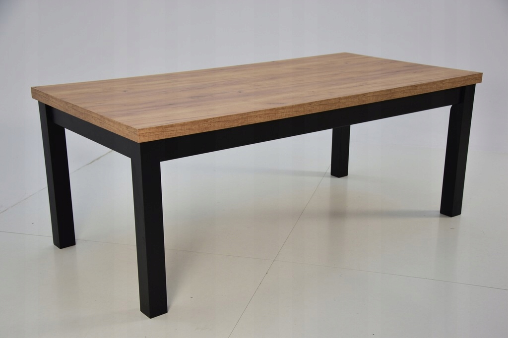 Zestaw stół rozkładany 90x160/210 cm + 8 krzeseł tapicerowanych KOLORY Grubość blatu 5 cm