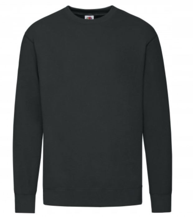 

Fruit of the Loom bawełniana czarna bluza L