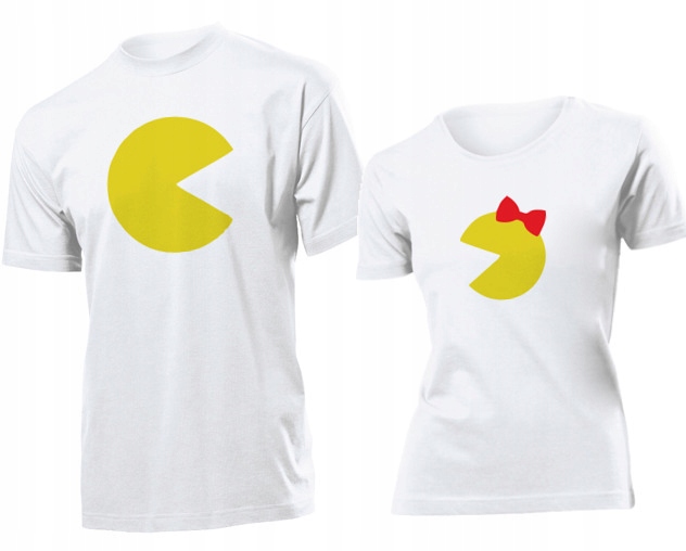 

Koszulki dla par Pacman Love XXL
