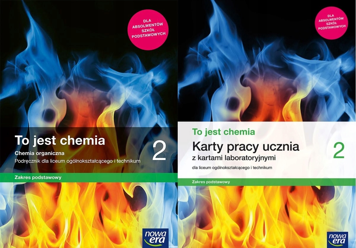 TO JEST CHEMIA 2 LO PODRĘCZNIK + KARTY PRACY ZAKRES PODSTAWOWY NOWA ERA