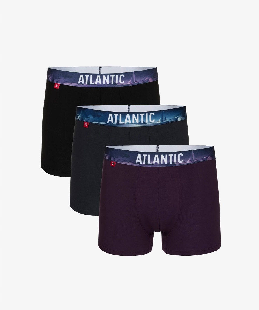 Pánské Šortky Atlantic 3MH159/ČA/GRF/FIOC/XL
