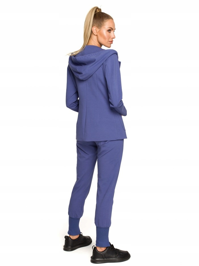 EU S M691 Żakiet z kapturem i trokami - indygo EU Rozmiar S