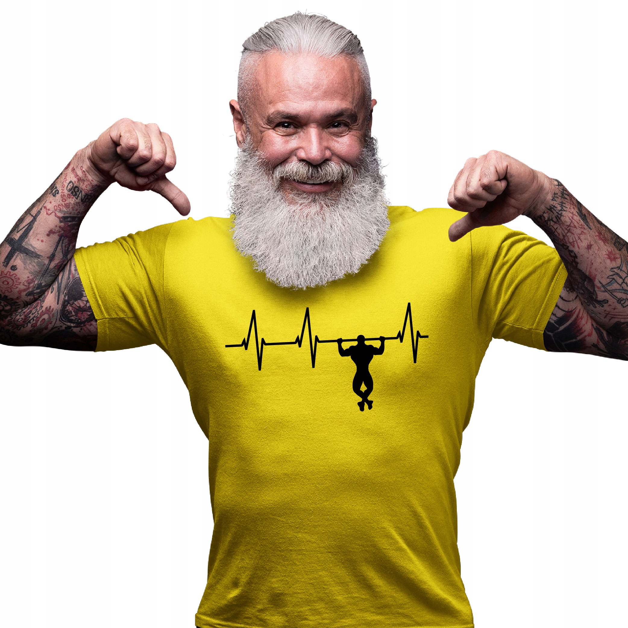 

Koszulka Linia Życia Siłownia Paker Podciąganie