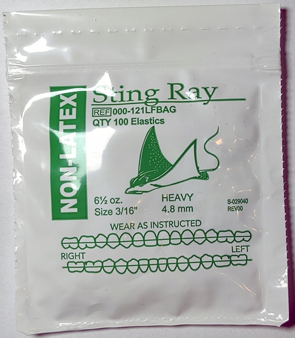 

Wyciągi Ortodontyczne 3/16 Heavy 4,8 mm Bez Latexu