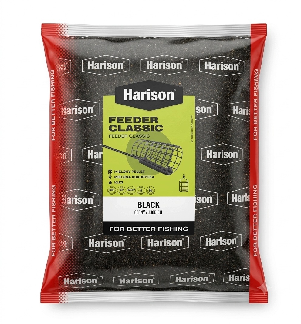 Zanęta wędkarska Feeder Classic Black 3kg Harison Ekstra Feeder Bogaty Mix
