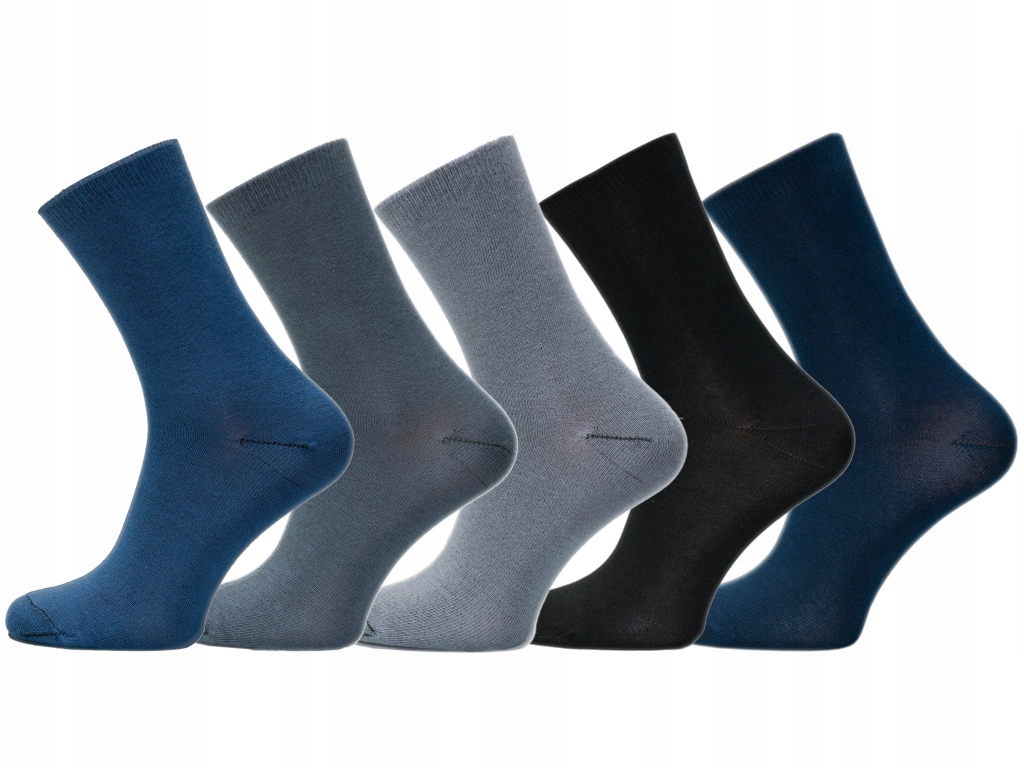 

5x Skarpety garniturowe polskie Cotton 44-46