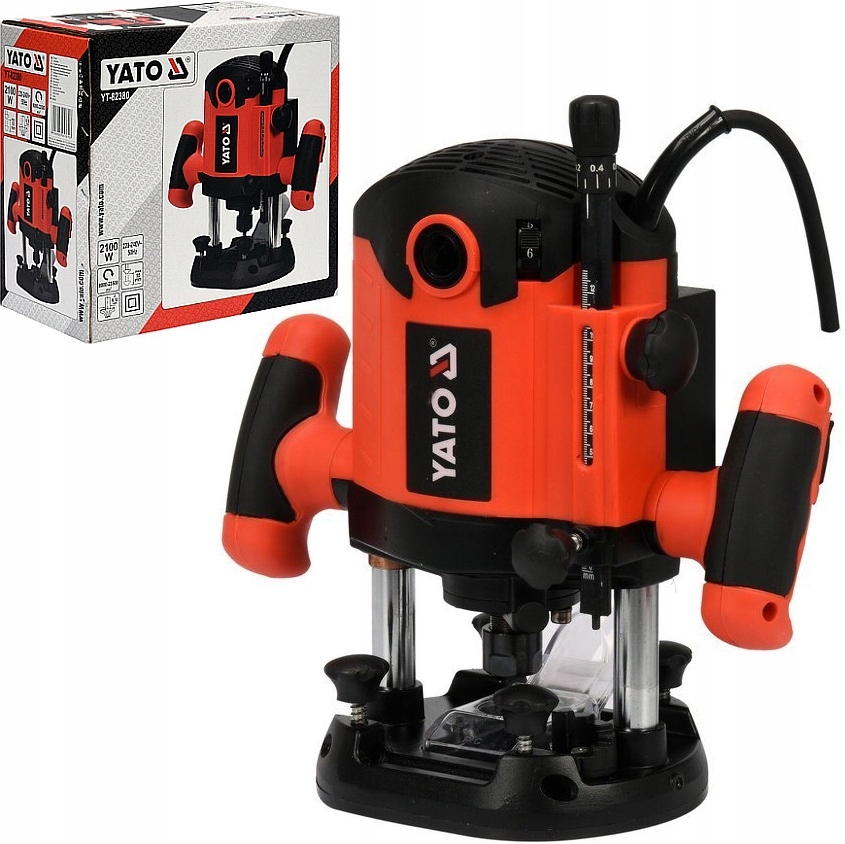 YATO FREZARKA GÓRNOWRZECIONOWA ELEKTRYCZNA DO DREWNA FREZY 8, 12MM 2100W Marka Yato