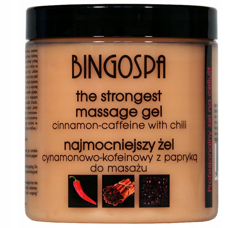 NAJMOCNIEJSZY ŻEL CYNAMON-KOFEINA-PAPRYKA BingoSpa