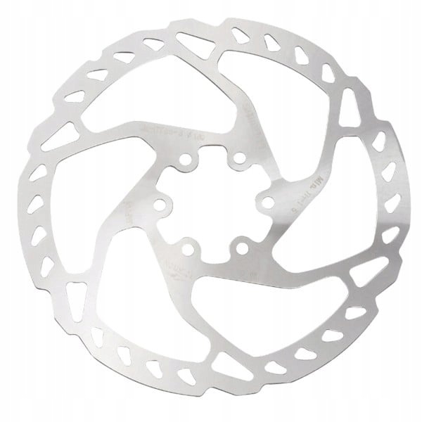 Shimano Disc Rotor Deore Xt Rt66 6 Bolts 160 Mm, Silver