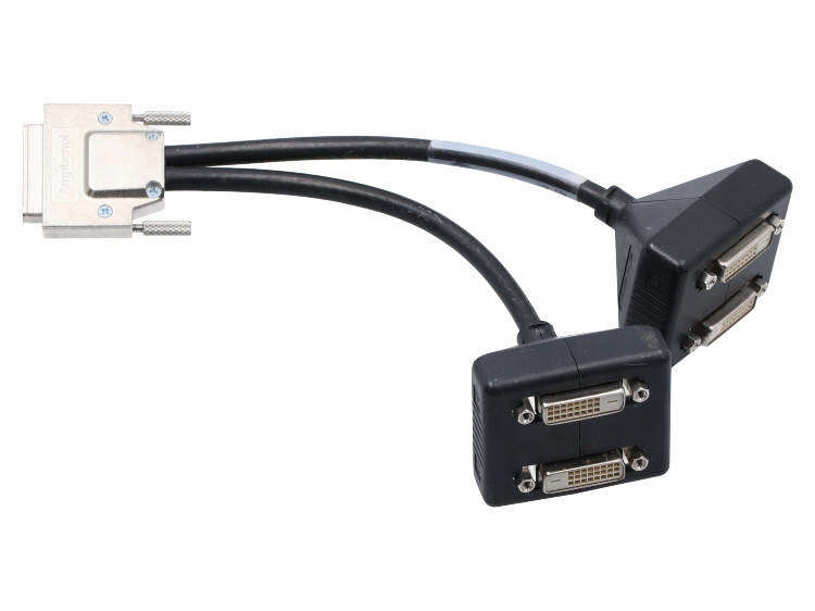 Rozdzielacz Dell NVIDIA Amphenol z VHDCI na 4x DVI F908M
