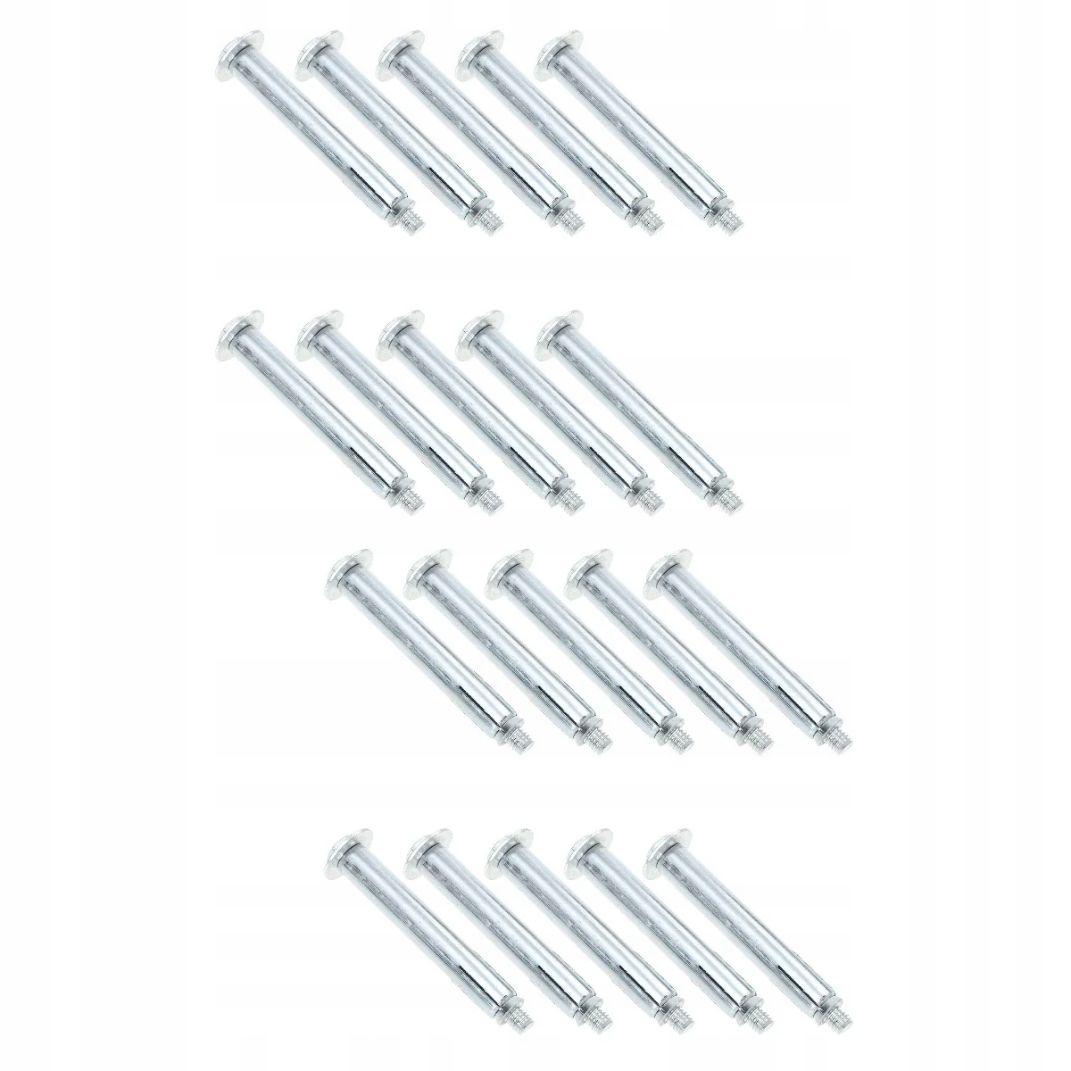 Plastikowe progi zwalniające Śruby do asfaltu 20 Stan opakowania brak opakowania