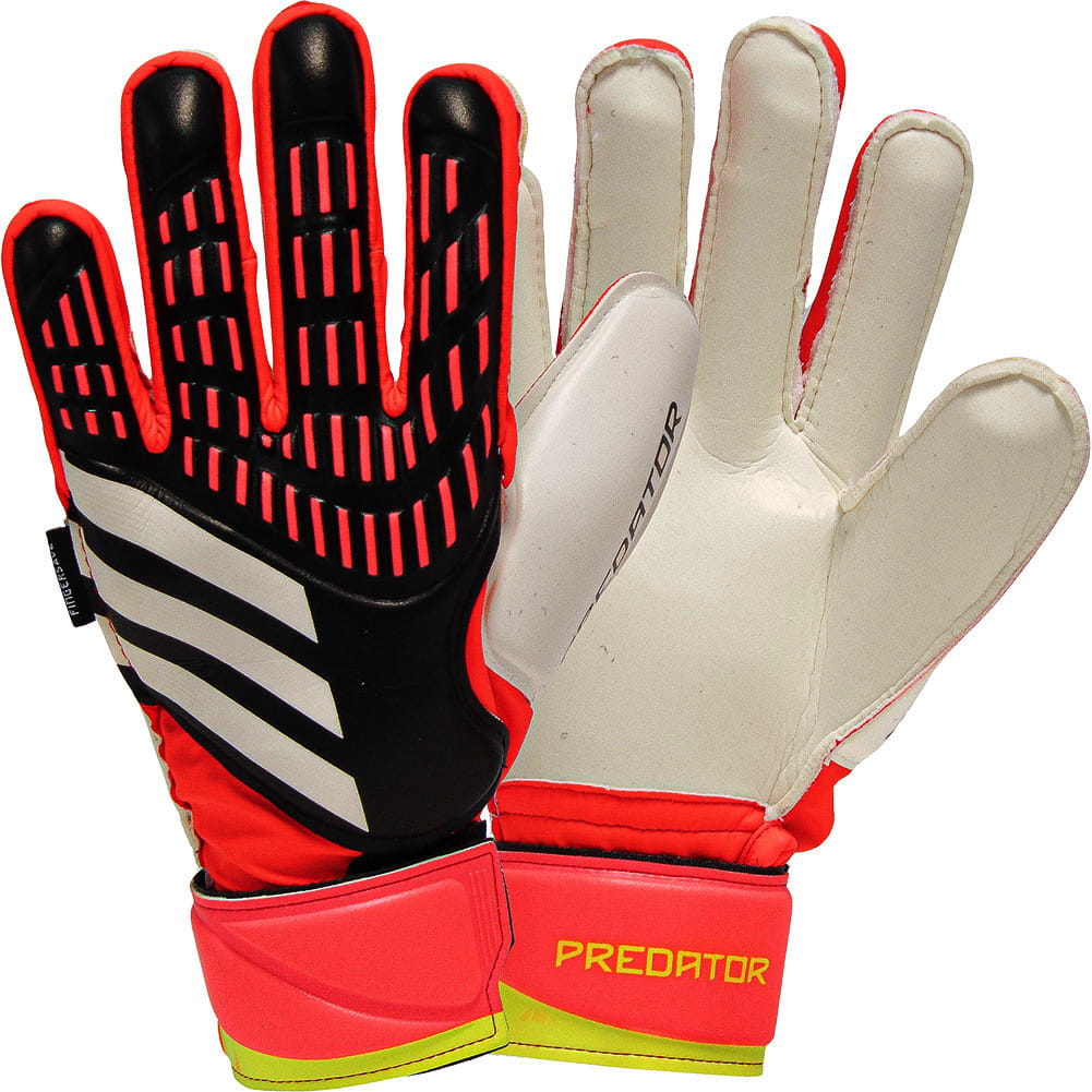 Rękawice Bramkarskie Dla Dzieci Adidas Predator Z Usztywniaczami Na Palce