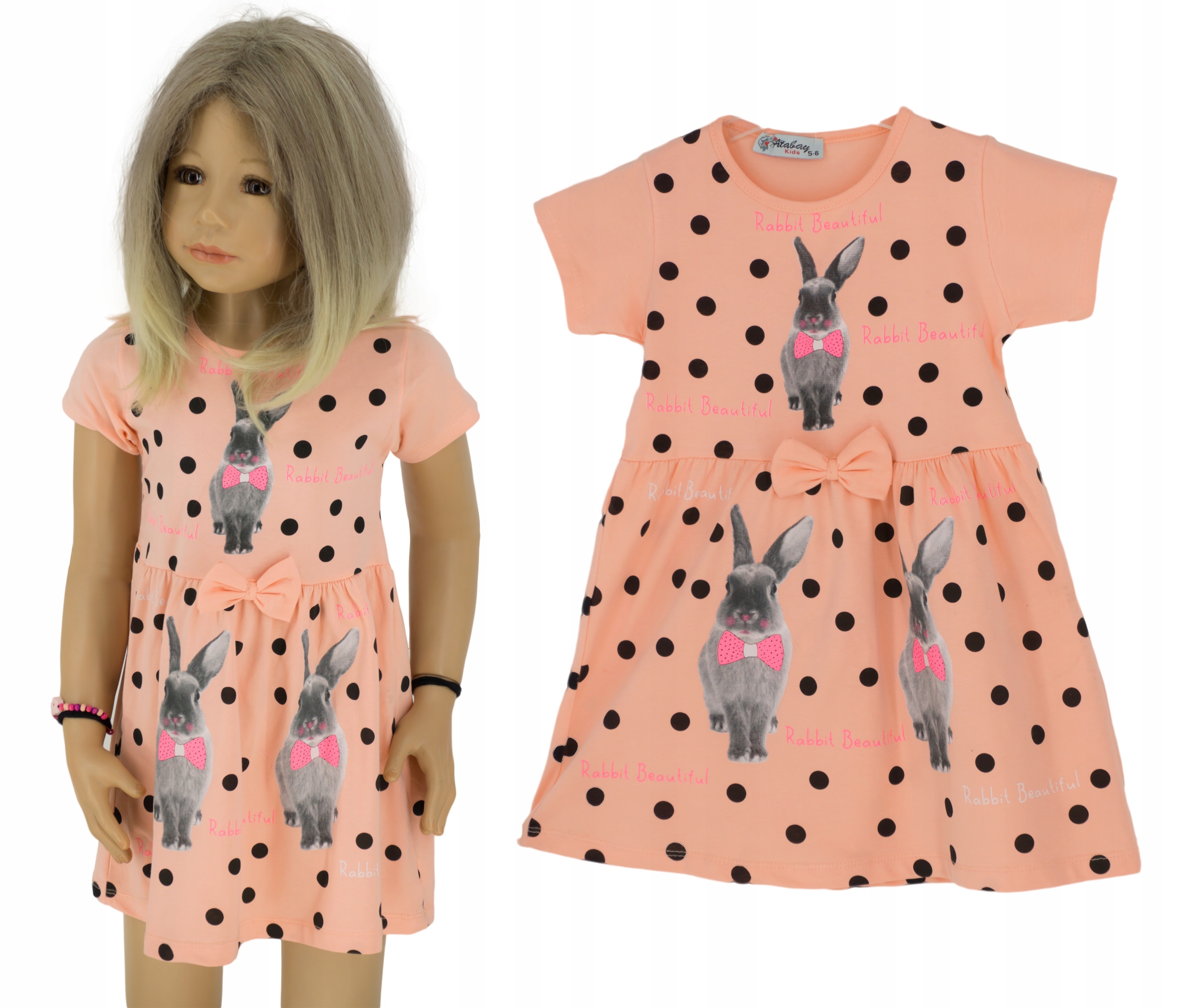 

P0257 Sukienka rabbit rozmiar 128