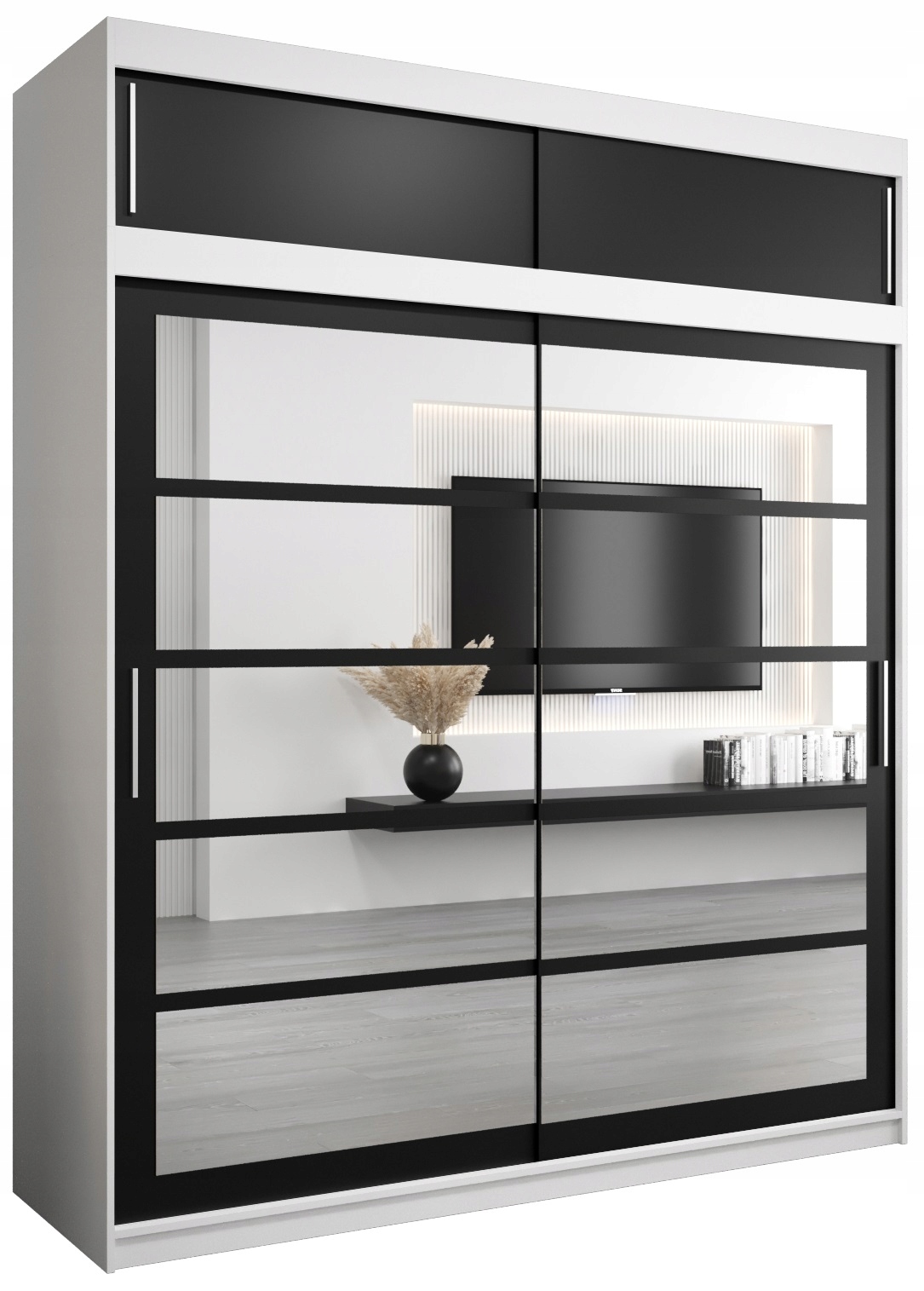 

Szafa przesuwna Roma 2-200 z nadstawką wys. 240