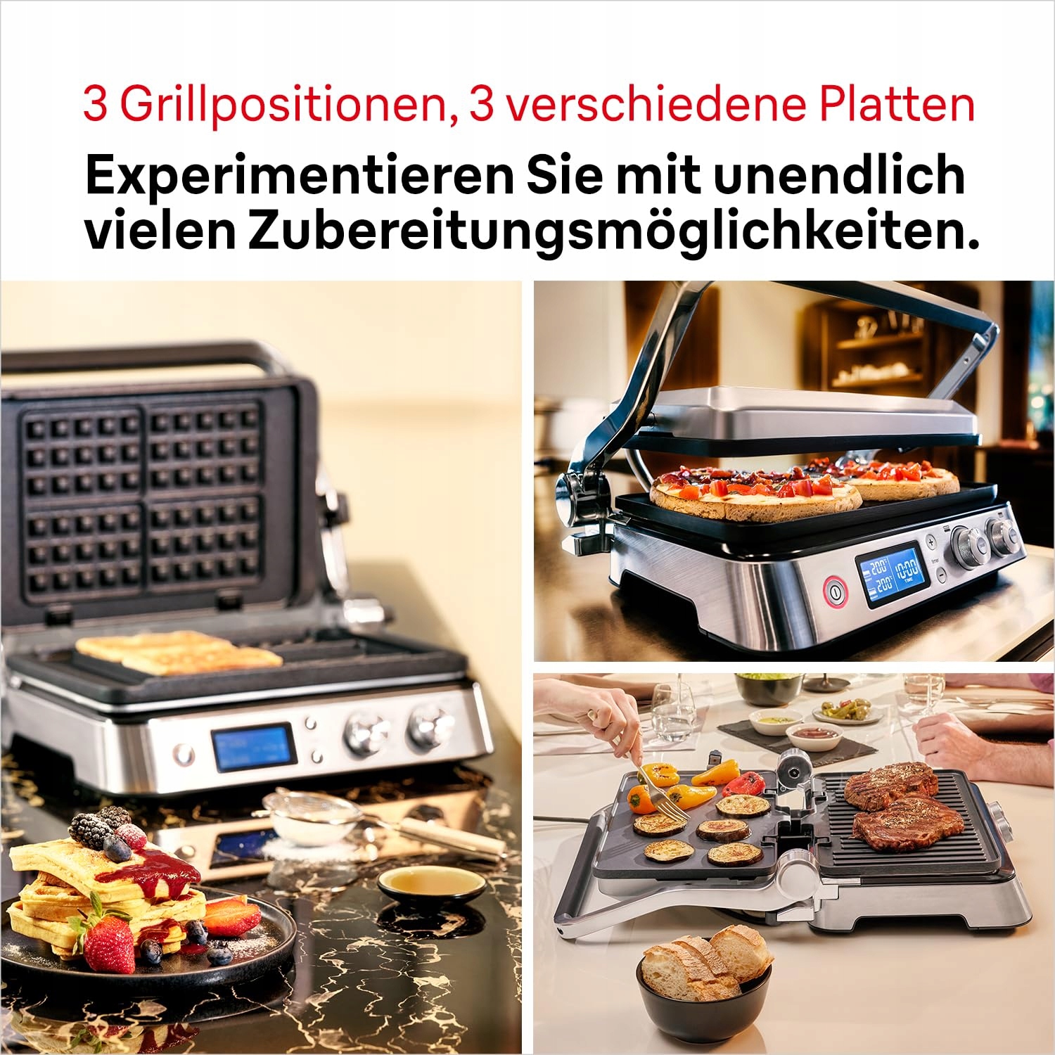 BRAUN MultiGrill 9 Grill Kontaktowy Wymienne Płyty BBQ Wafle 230°C — miniatura 4