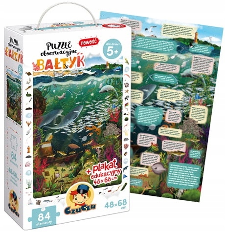 

Czuczu Puzzle Obserwacyjne Bałtyk 84 el. 5lat+