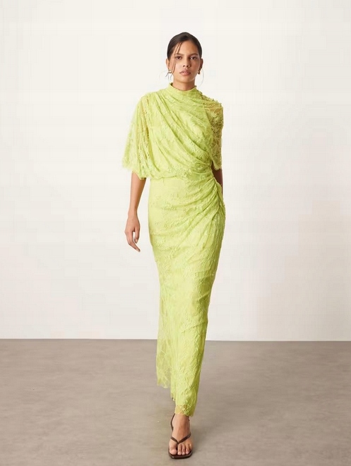 Krajková Asymetrická Šaty Edition Arrange 42 XL