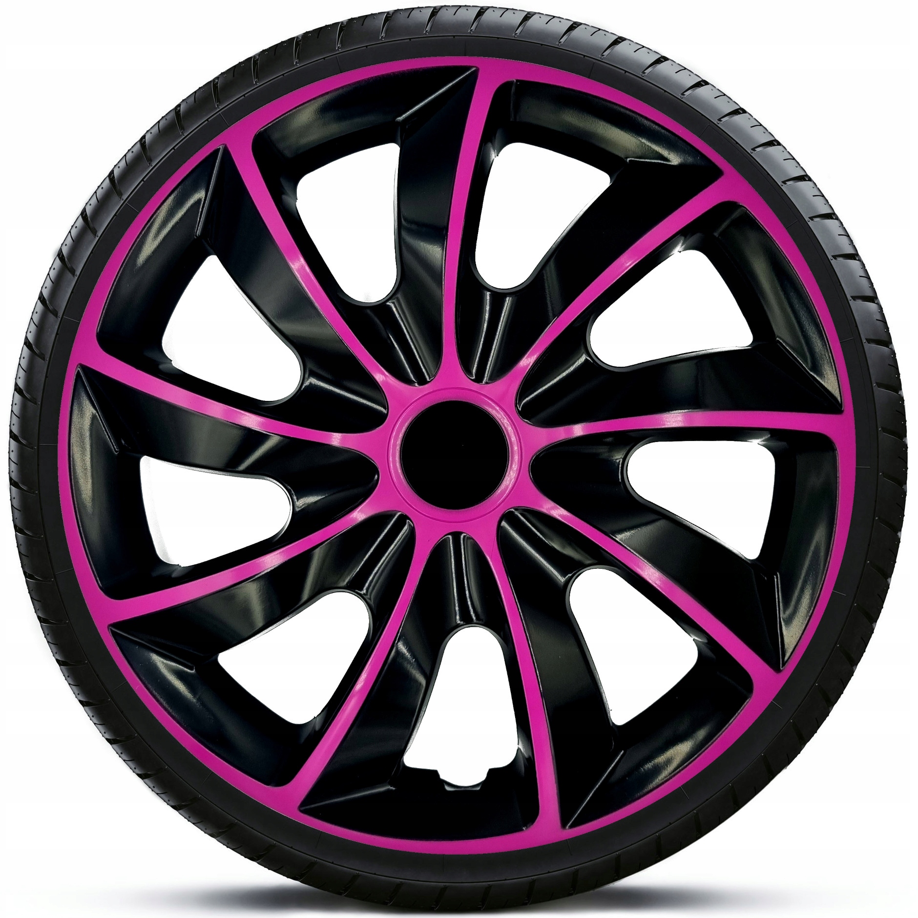 

4x Kołpaki 15 cali Quad Różowe Tuning