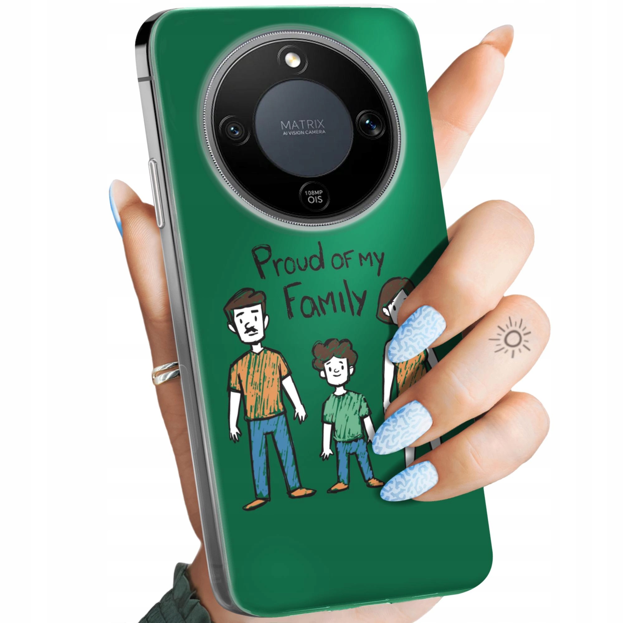 Etui Do Honor X70 X9D MAGIC8 Lite Rodzina Familia Dom Obudowa