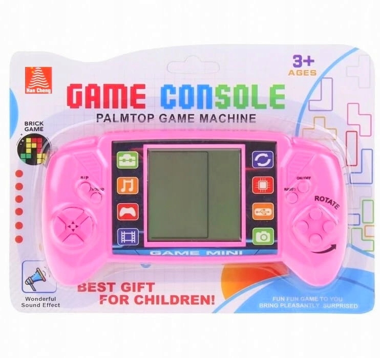 GRA ELEKTRONICZNA ZRĘCZNOŚCIOWA KONSOLA TETRIS Certyfikaty, opinie, atesty CE EN 71