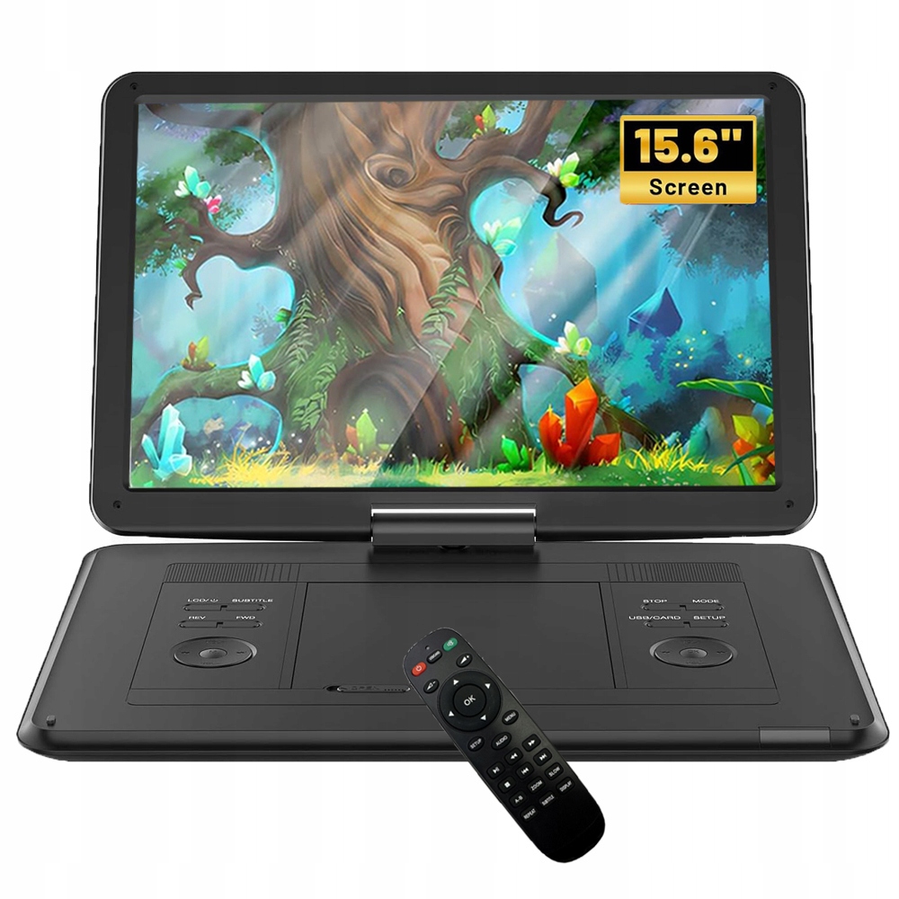15.7" Przenośny odtwarzacz DVD z dużym ekranem Hd 14,1" Obsługa Sync Tv