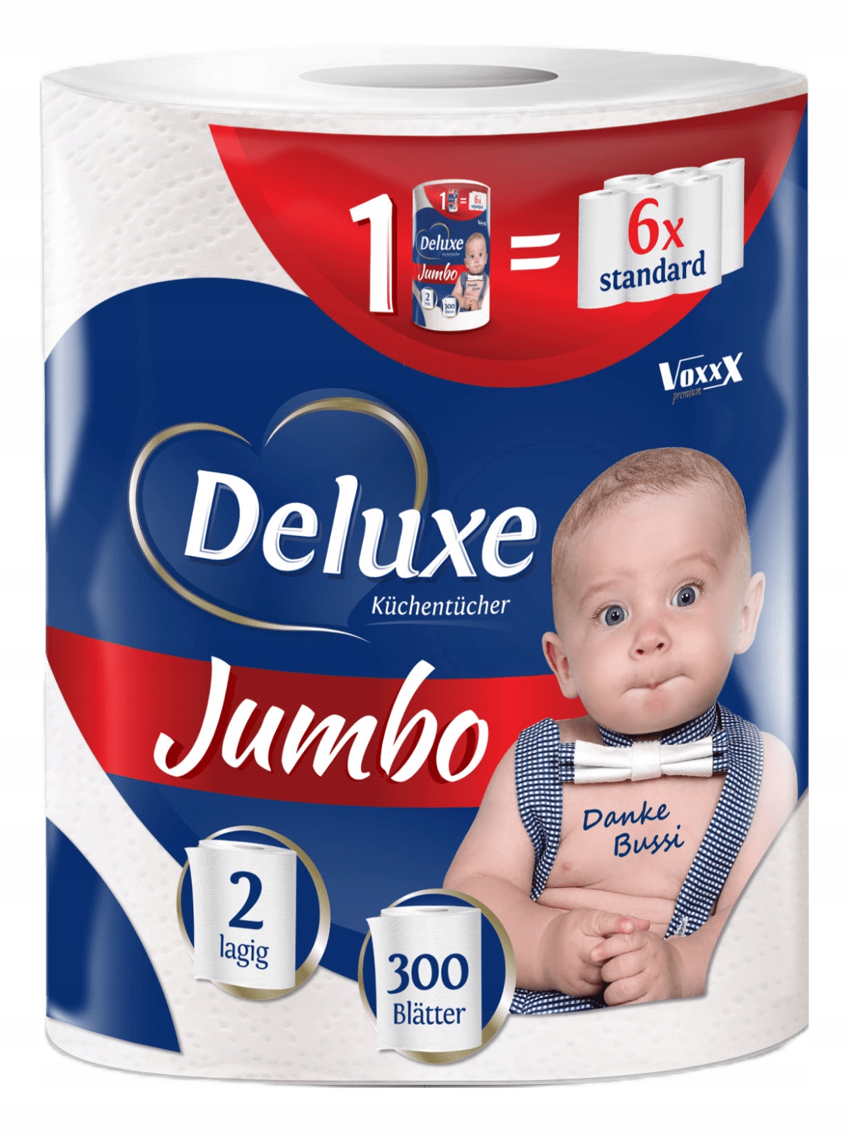 

Deluxe ręcznik papierowy Jumbo 60m 2warstwy De