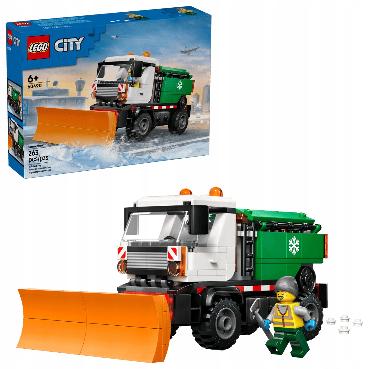 Lego City Sněžný pluh – Zimní sněhová fréza 60490