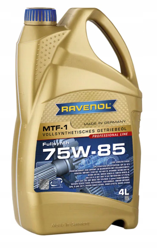 OLEJ PRZEKŁADNIOWY RAVENOL MTF1 75W85 4L