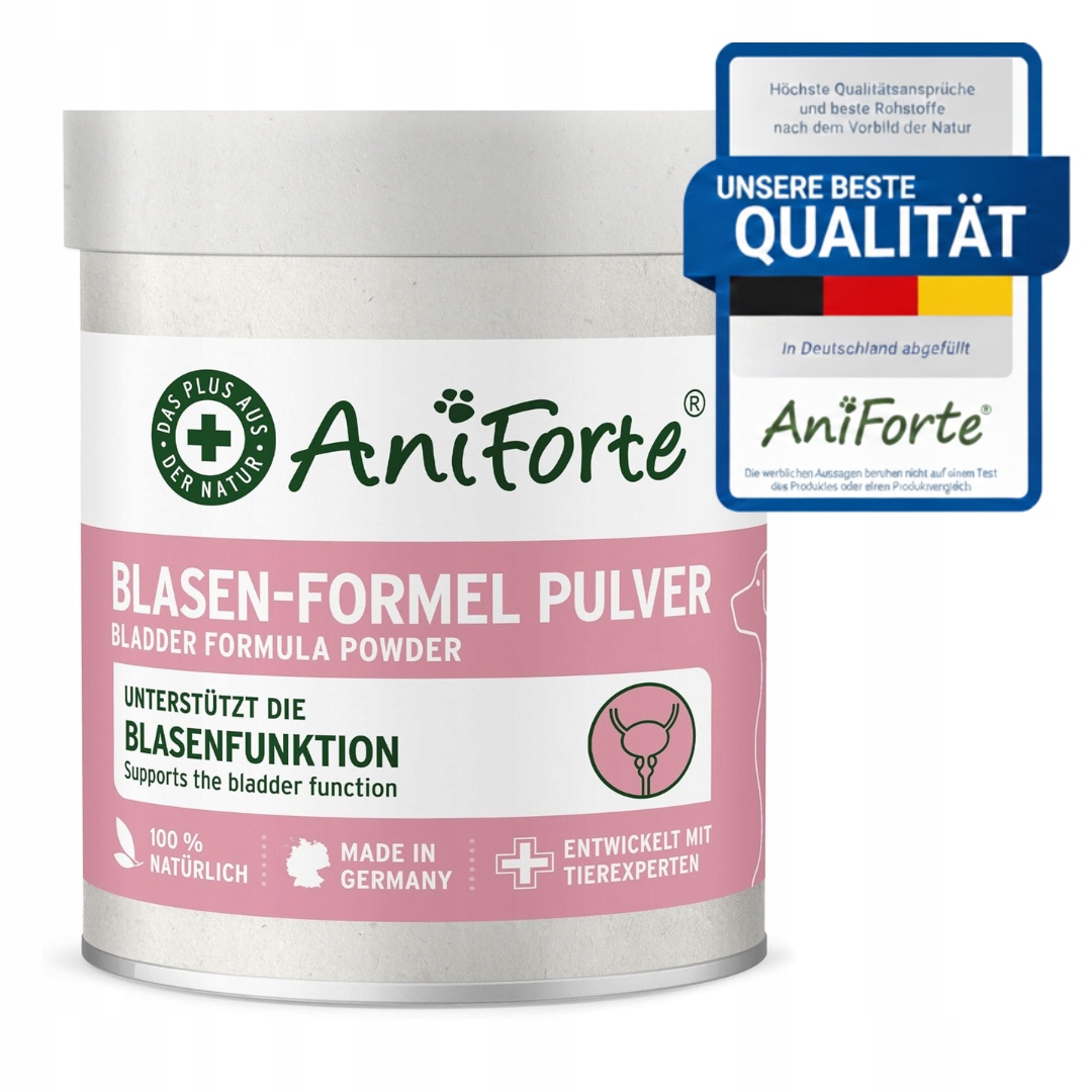 AniForte Bladder Formula pro psy 100g – Podpora pro slabý močový měchýř a inkontinenci