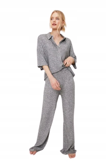 Nasty Gal Komplet Šedá Halenka Kalhoty 38 W_d