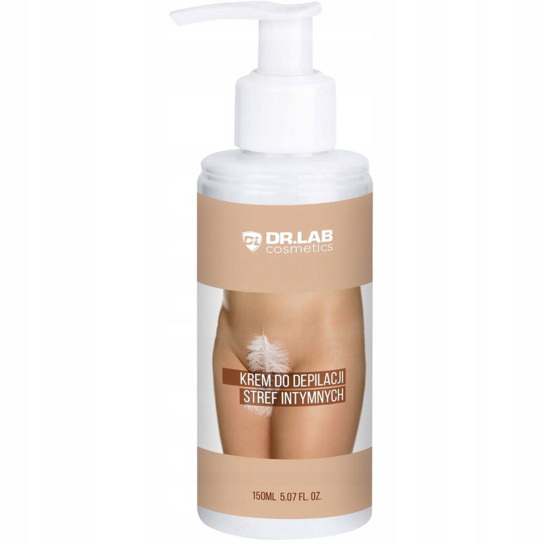 Krem Do Depilacji Miejsc Stref Intymnych Delikatny Dla Skóry 150ml Dr. Lab