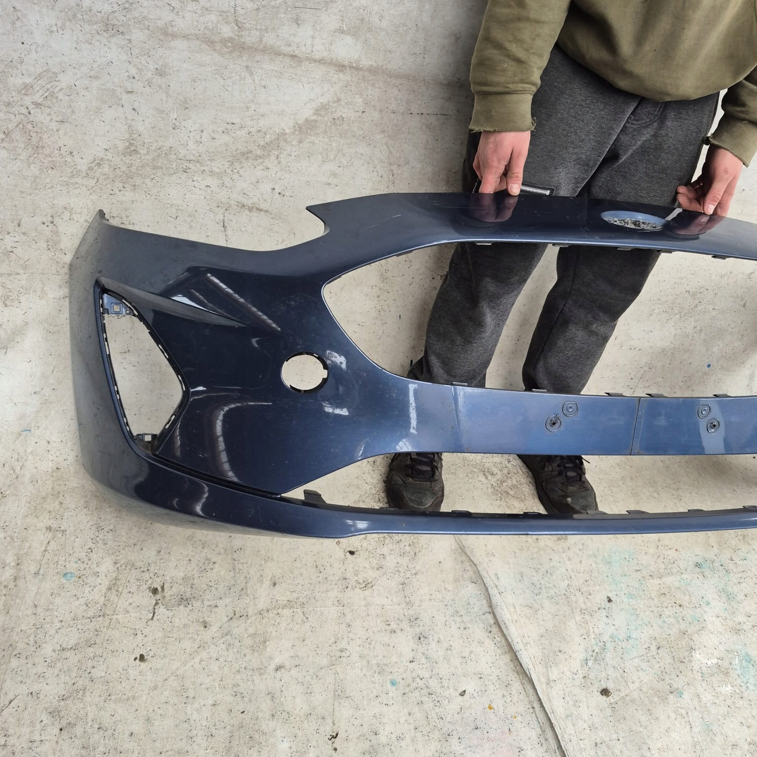 FORD FIESTA MK8 17- bumper front front without DZIUR H1BB-17K819-A