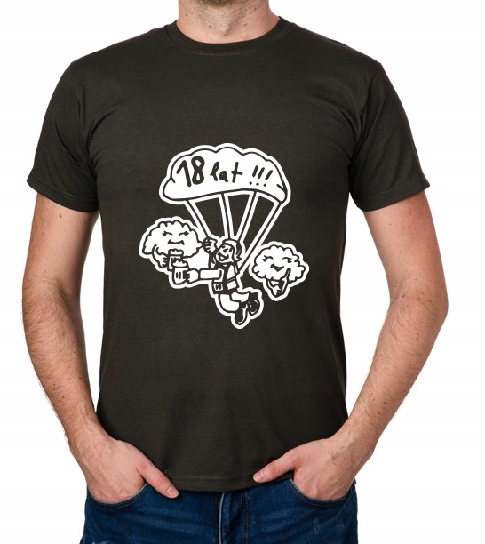 

koszulka 18 Lat. Spadochroniarz Z Piwem. prezent