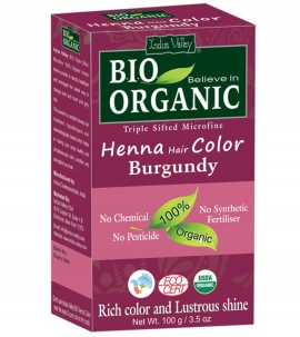 

Farba na bazie henny Burgund 100 g Indus Valley