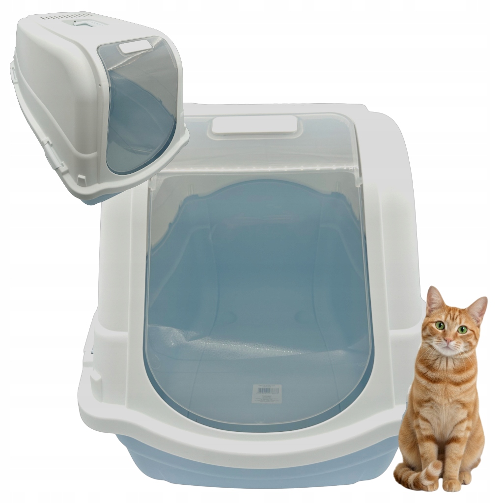 Toaleta Kuweta Kryta Dla Kota i Praktyczna Idealna na wycieczkę