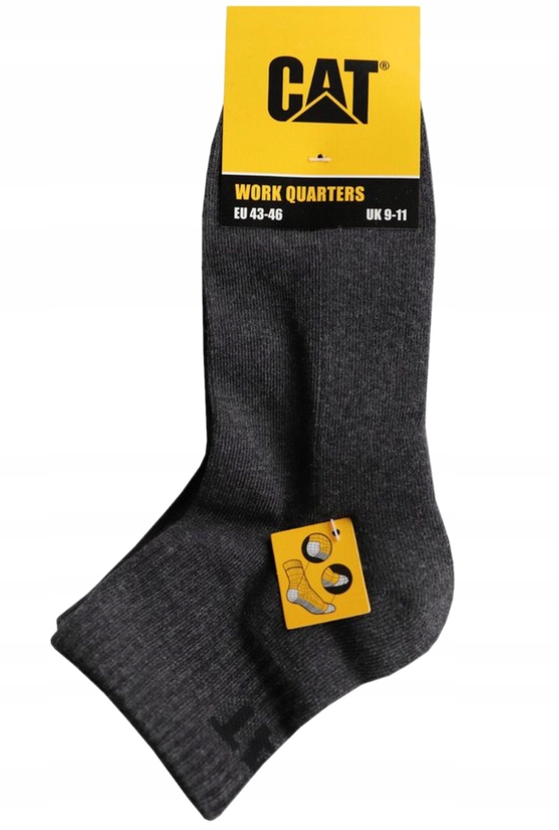 3szt Caterpillar CAT skarpety robocze 47-50 szare Marka Caterpillar