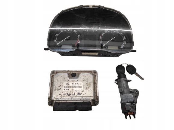 SKODA OCTAVIA 1 I LIFT 00- 2.0 ZESTAW STARTOWY STEROWNIK 06A906032BL