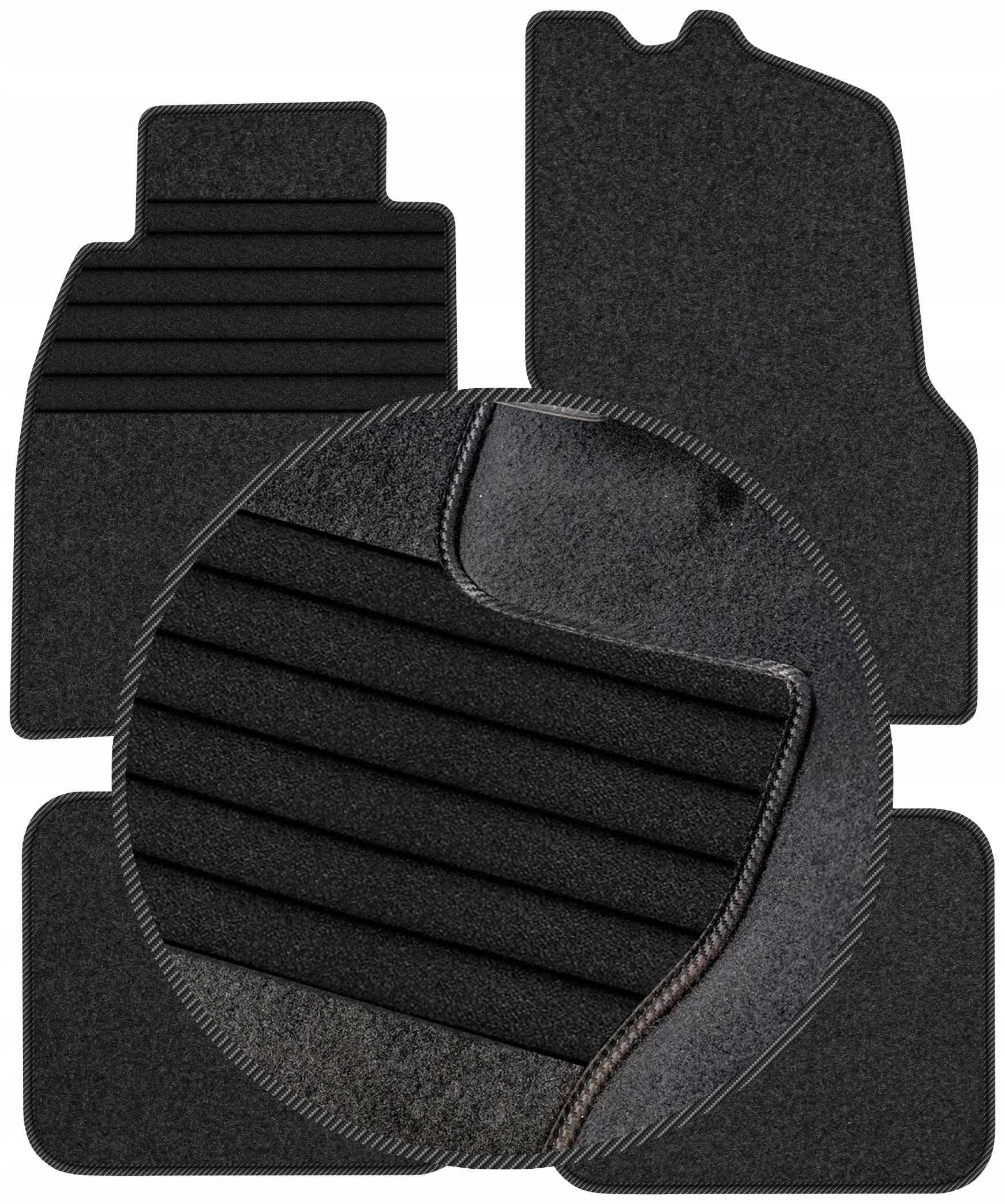 Mitsubishi Carisma 1995-2004 Velurové stěrače pro automobily Vyztužené