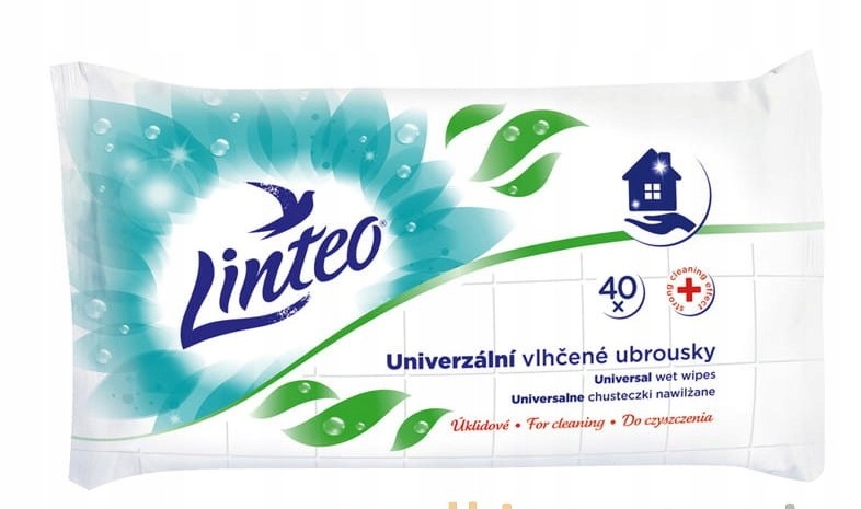 

Chusteczki nawilżane uniwersalne Linteo 40 sztuk