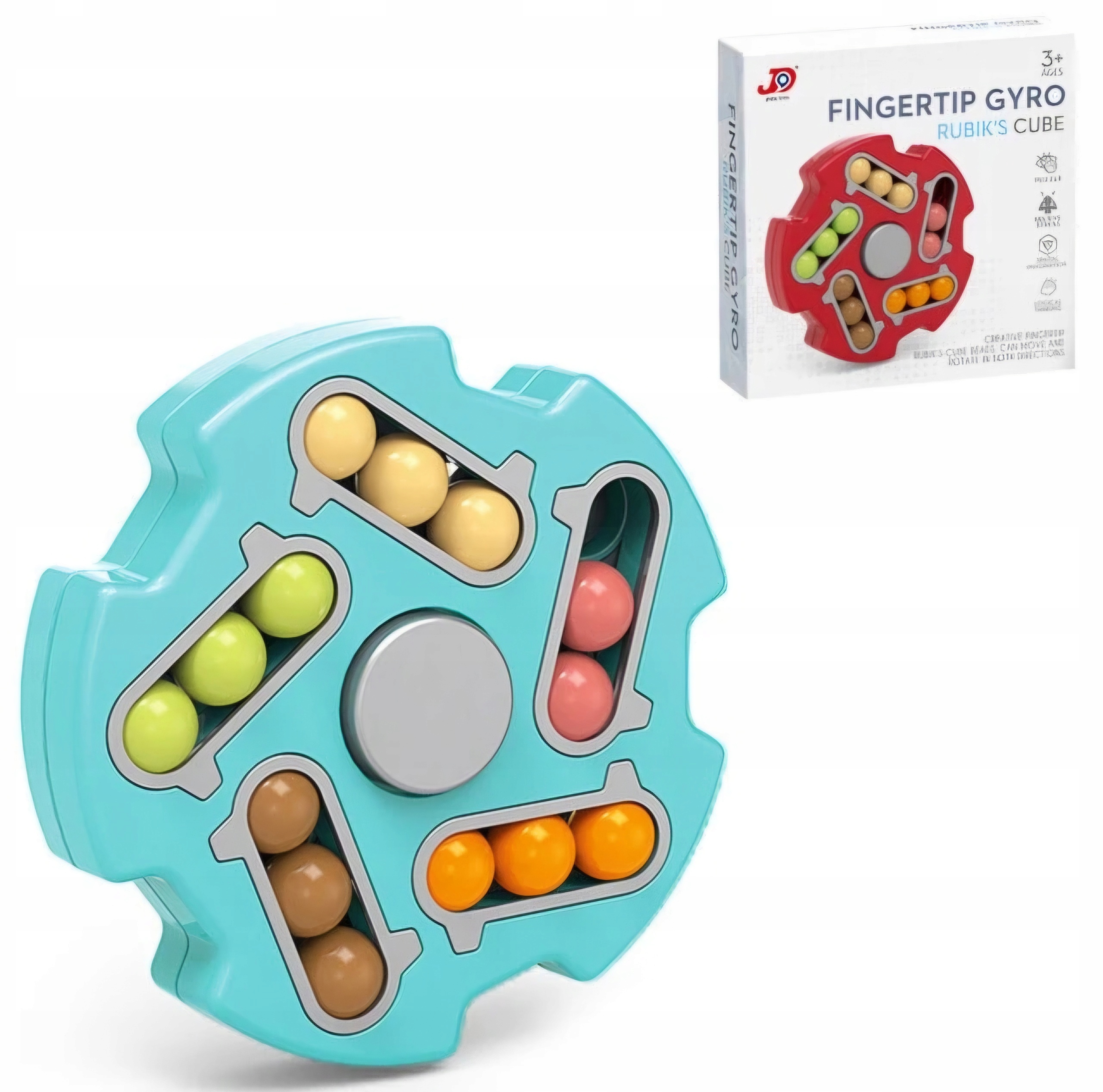 UKŁADANKA LOGICZNA fidget spinner FINGERTIP GYRO gra puzzle tetris kostka Marka Pozostałe