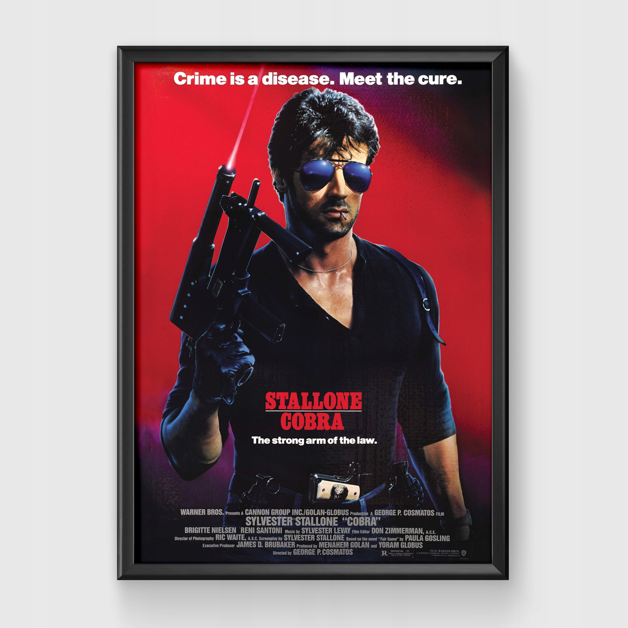 Plakat Cobra Film Sylvester Stallone Szerokość produktu 42 cm