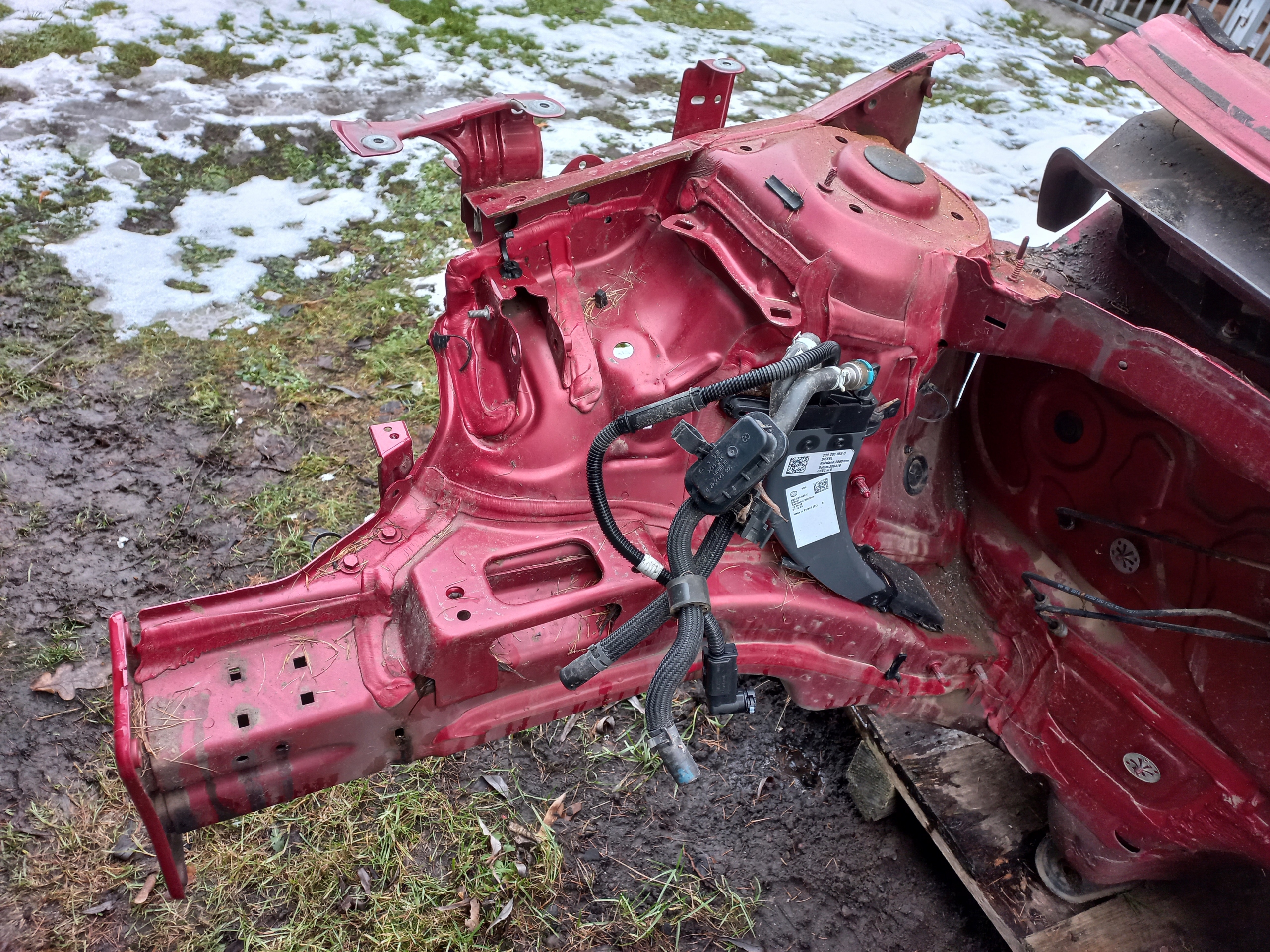 Лонжерон Seat Арона правий перед