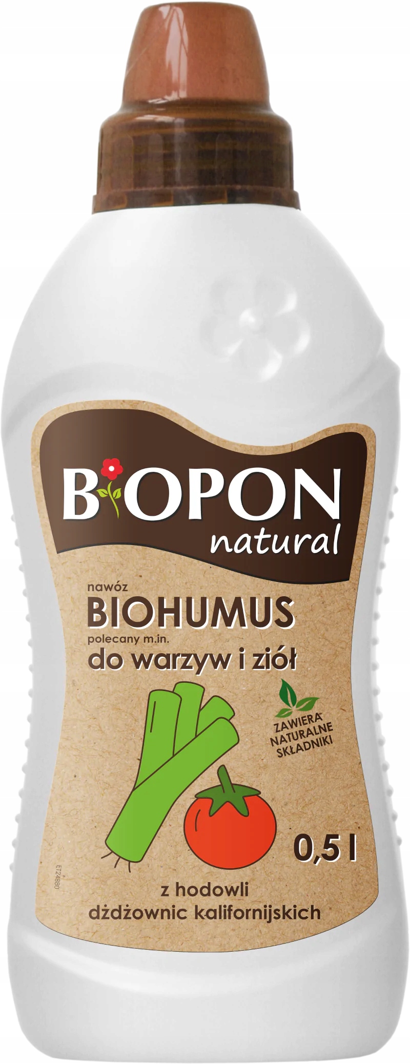 

Biopon nawóz Biohumus 0,5l do warzyw i ziół płyn