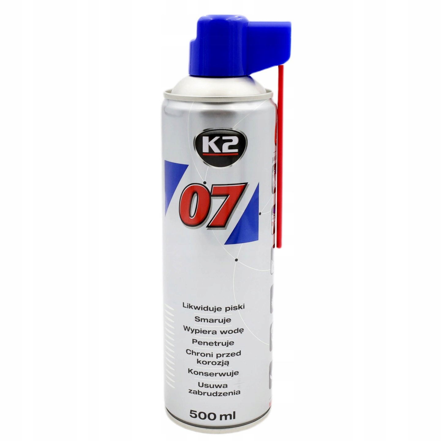 

Wielofunkcyjny Spray K2 07 Odrdzewiacz 500ml