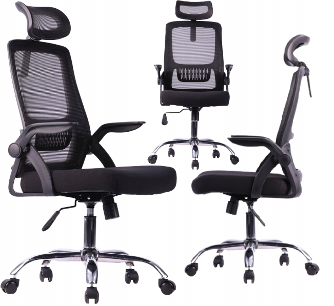 Ergonomická Kancelářská Otočná Židle Figo Černá