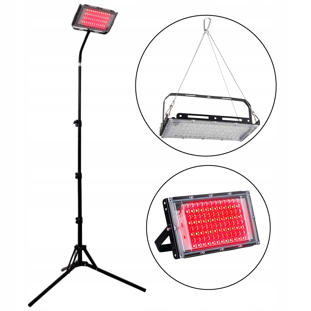 Infračervená Led lampa se stojanem inSPORTline Elbasan